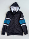 Lacoste Sport Black Blue Colorblock Full-Zip Hoodie (L)