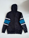 Lacoste Sport Black Blue Colorblock Full-Zip Hoodie (L)