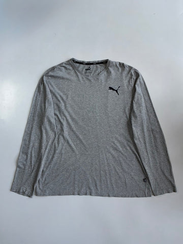 Puma | Small Logo Longsleeve Tee Grey | (2XL)