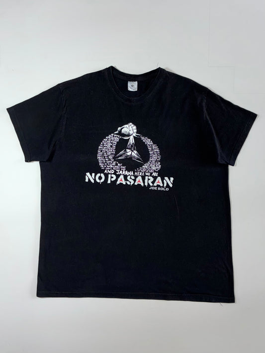 No Pasaran  Joe Solo Graphic Band Tee – Black (2XL)