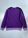 Adidas | Striped Crewneck Sweatshirt Purple | (L)