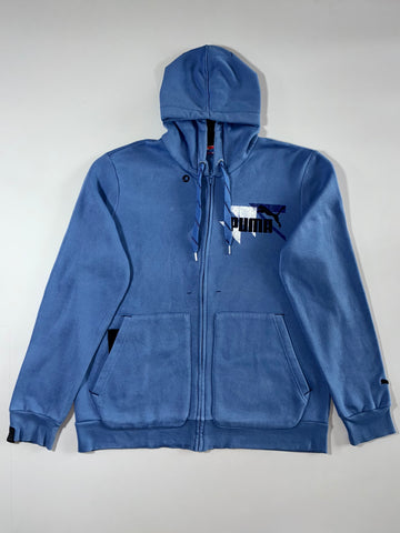 Puma Full Zip Fleece Hoodie – Slate Blue (2XL)