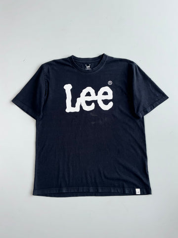 Lee Bubble Logo Tee – Black (L)