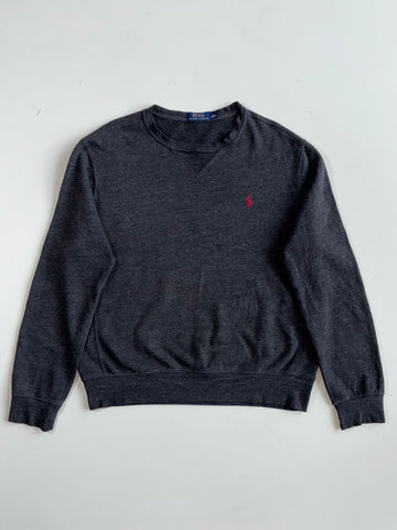 Polo Ralph Lauren Crewneck Sweatshirt – Charcoal Grey (L)