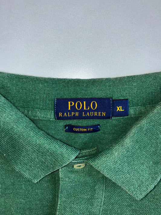 Polo Ralph Lauren | Custom Fit Polo Green | (2XL)