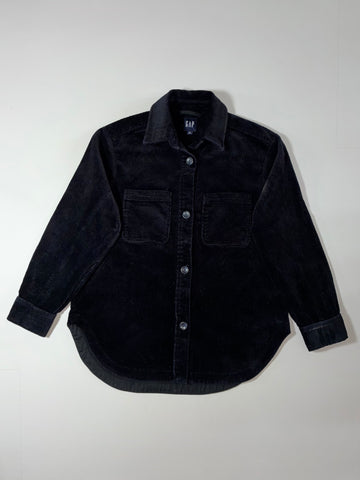 GAP Corduroy Two-Pocket Overshirt – Black (M)