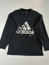 Adidas Graphic Print Long Sleeve Tee – Black (M)