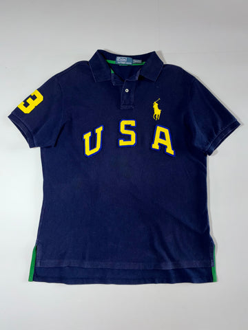Polo Ralph Lauren “USA” Big Pony Patch Polo  (XL)