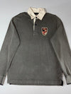 MCS Marlborough Classics Contrast Collar Rugby Polo – Grey/Cream (L)