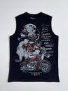 Atlas For Men Eagle & Motorcycle Graphic Sleeveless Tank Top (M/L)
