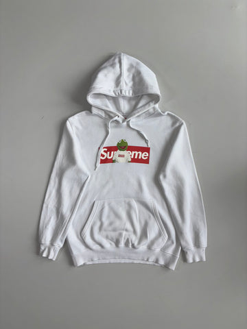 Supreme x Kermit the Frog Box Logo Hoodie White (S)