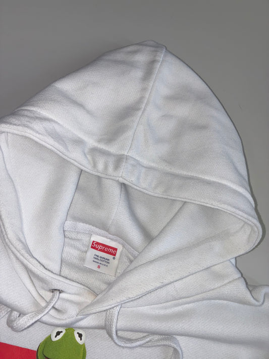 Supreme x Kermit the Frog Box Logo Hoodie White (S)