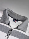 MLB Yankees 1903 Grey Striped Full-Zip Track Jacket (L)