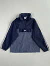 Adidas Originals Navy Half-Zip Anorak Windbreaker - (2XL)