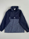 Adidas Originals Navy Half-Zip Anorak Windbreaker - (2XL)
