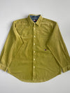 Tommy Jeans Olive Corduroy Button-Up Shirt (2XL)