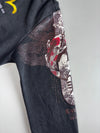 Vintage EVISU Custom Made Godhead Koi Graphic Full-Zip Hoodie – Washed Black (M/L)