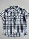 Wrangler Western Plaid Short Sleeve Shirt (XL)