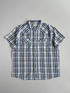 Wrangler Western Plaid Short Sleeve Shirt (XL)