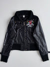 Vintage Y2K Ed Hardy by Christian Audigier “Love Kills Slowly” Embroidered Bomber Jacket Womens (S)