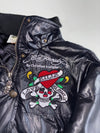 Vintage Y2K Ed Hardy by Christian Audigier “Love Kills Slowly” Embroidered Bomber Jacket Womens (S)