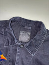 Zara Man Embroidered Denim Overshirt (M)