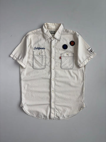 Levi’s Striped Patchwork Work Shirt (M)