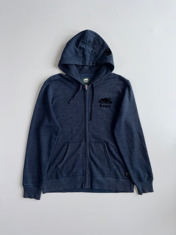 Roots Canada Beaver Logo Zip Hoodie (XL)
