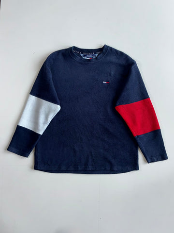 Tommy Hilfiger Colorblock Fleece Sweatshirt (XL)