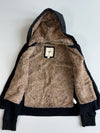 Roots Canada Faux Fur Lined Zip Hoodie Fur inside  Women’s (M)