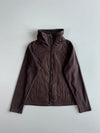 Columbia Fleece-Sleeve Quilted Zip Jacket women’s (S)