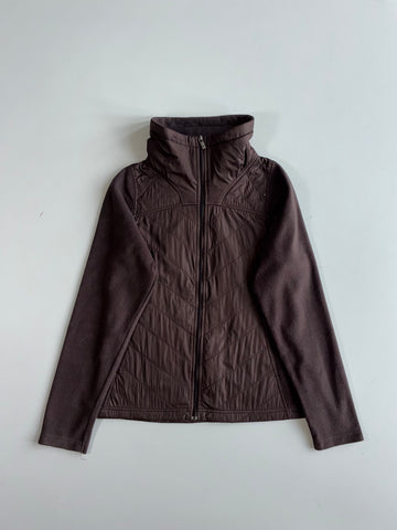 Columbia Fleece-Sleeve Quilted Zip Jacket women’s (S)