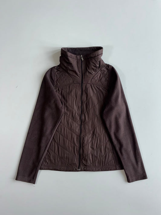 Columbia Fleece-Sleeve Quilted Zip Jacket women’s (S)