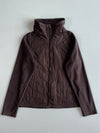Columbia Fleece-Sleeve Quilted Zip Jacket women’s (S)