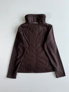 Columbia Fleece-Sleeve Quilted Zip Jacket women’s (S)