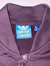 Adidas Originals Track Jacket – Purple/Maroon, Black 3-Stripes (S/M)