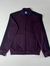 Adidas Originals Track Jacket – Purple/Maroon, Black 3-Stripes (S/M)