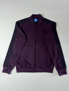 Adidas Originals Track Jacket – Purple/Maroon, Black 3-Stripes (S/M)
