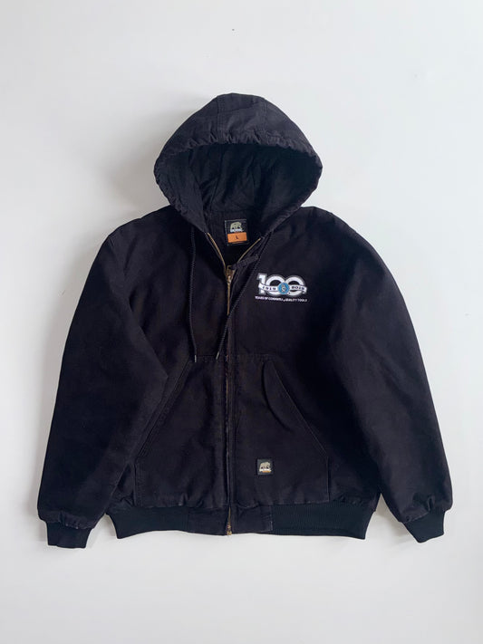 Berne Workwear Hard Cotton Canvas Cornwell 100 Years Hooded Jacket (XL/2XL)