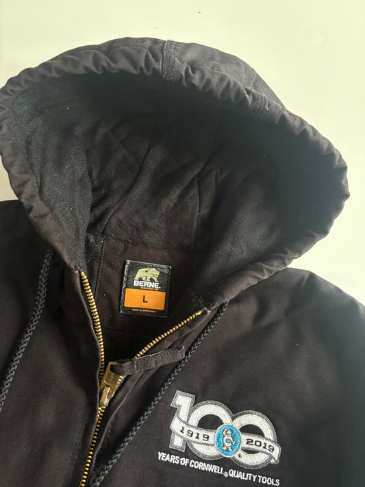 Berne Workwear Hard Cotton Canvas Cornwell 100 Years Hooded Jacket (XL/2XL)