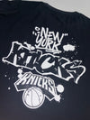 NBA New York Knicks Graffiti Logo Tee (2XL)