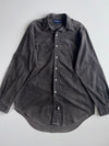 Ralph Lauren Faded Black Cotton Button-Down (XL)
