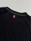 Ferrari Puma Black Embroidered Shield Long Sleeve T-Shirt (M)