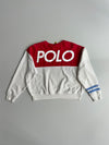 Polo Ralph Lauren Flag Crest Colorblock Crewneck Sweatshirt (S)