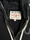 True Religion Black Horseshoe Logo Zip-Up Hoodie (M)