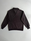 Roots Black Spell-Out Quarter Zip Pullover (M)