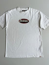 Dickies White Oval Logo T-Shirt(L)
