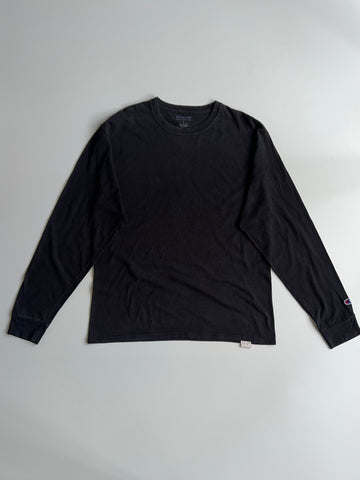 Champion Black Long Sleeve T-Shirt (L)