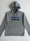 Patagonia Grey P-6 Logo Hoodie (M)