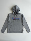 Patagonia Grey P-6 Logo Hoodie (M)